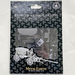 Haunted Mansion Hearse Metal Earth 3D Model Kit.